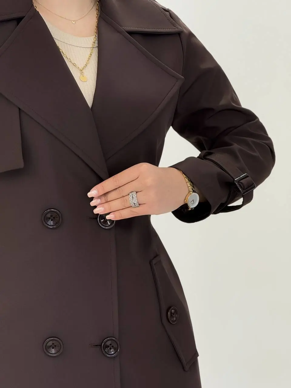 3575-بارونی آستردار شیما